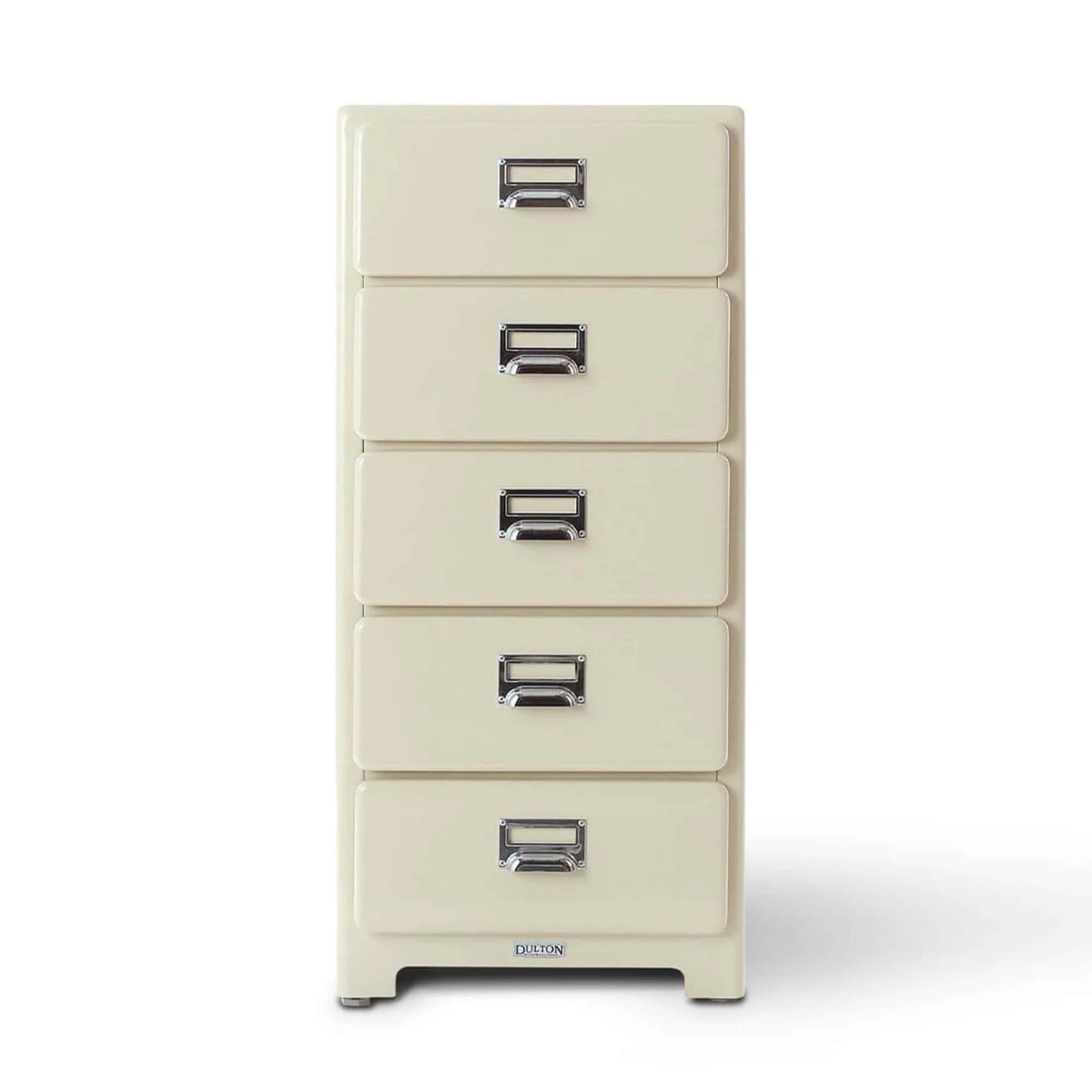 Dulton 5 Drawers chest, ivory