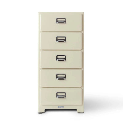 Dulton 5 Drawers chest, ivory