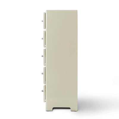 Dulton 5 Drawers chest, ivory