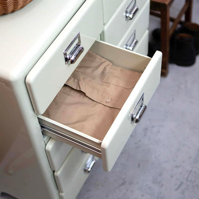 Dulton 2 Columns by 5 Drawers cabinet, grey green