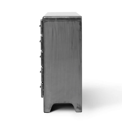 Dulton 2 Columns by 5 Drawers cabinet, raw