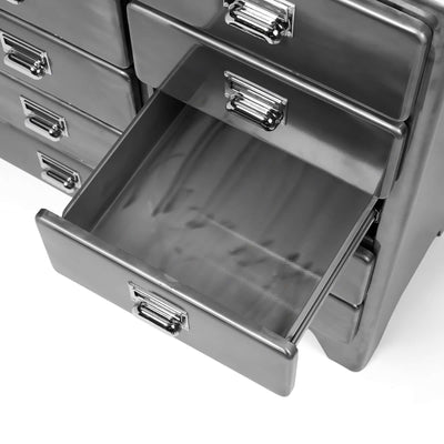 Dulton 2 Columns by 5 Drawers cabinet, raw