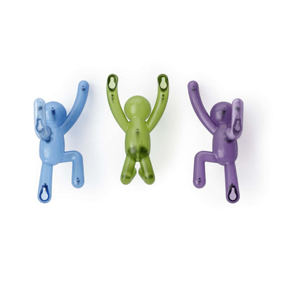 Umbra Buddy Wall Hooks (Set of 3) Pin-Point