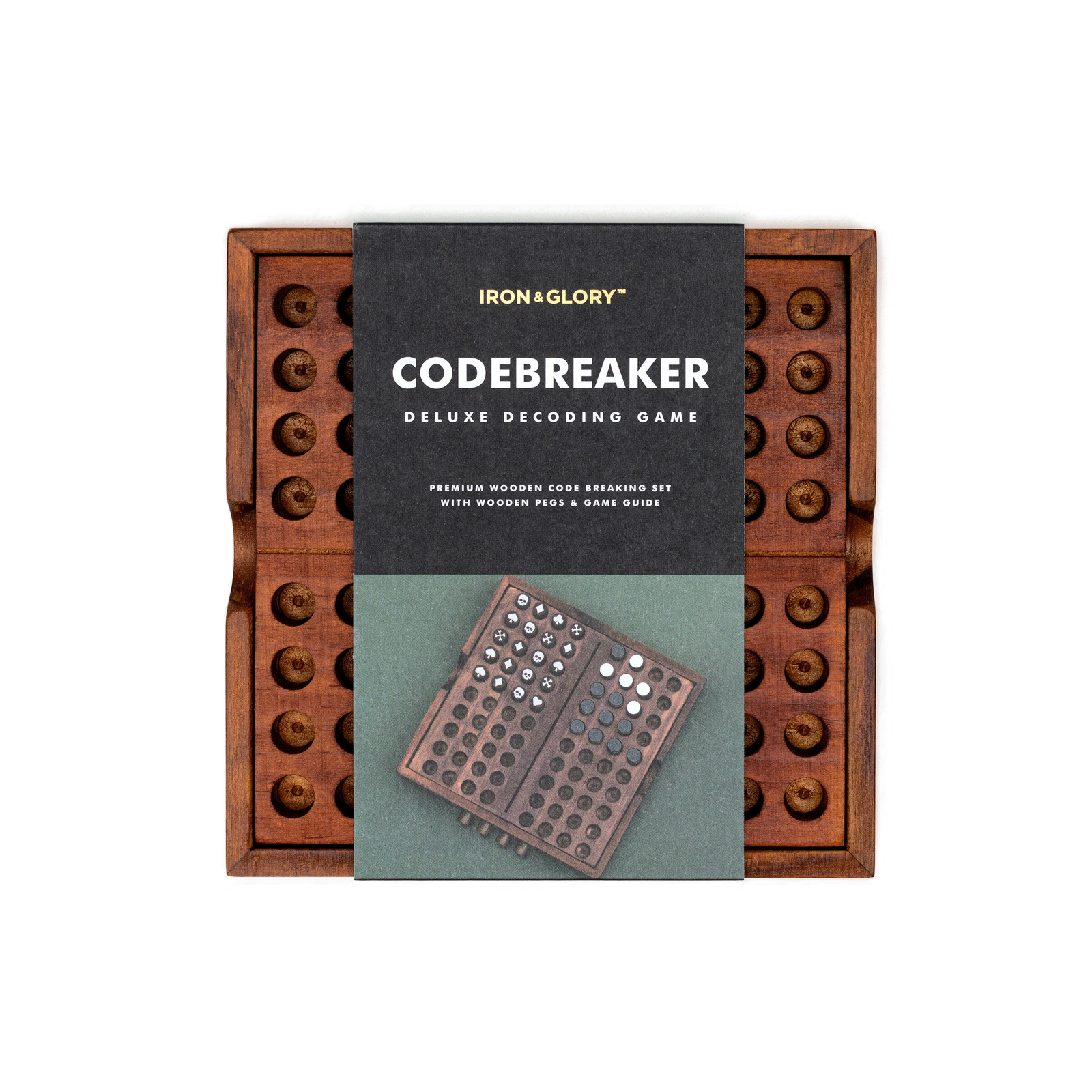 Iron & Glory Codebreaker wooden code game