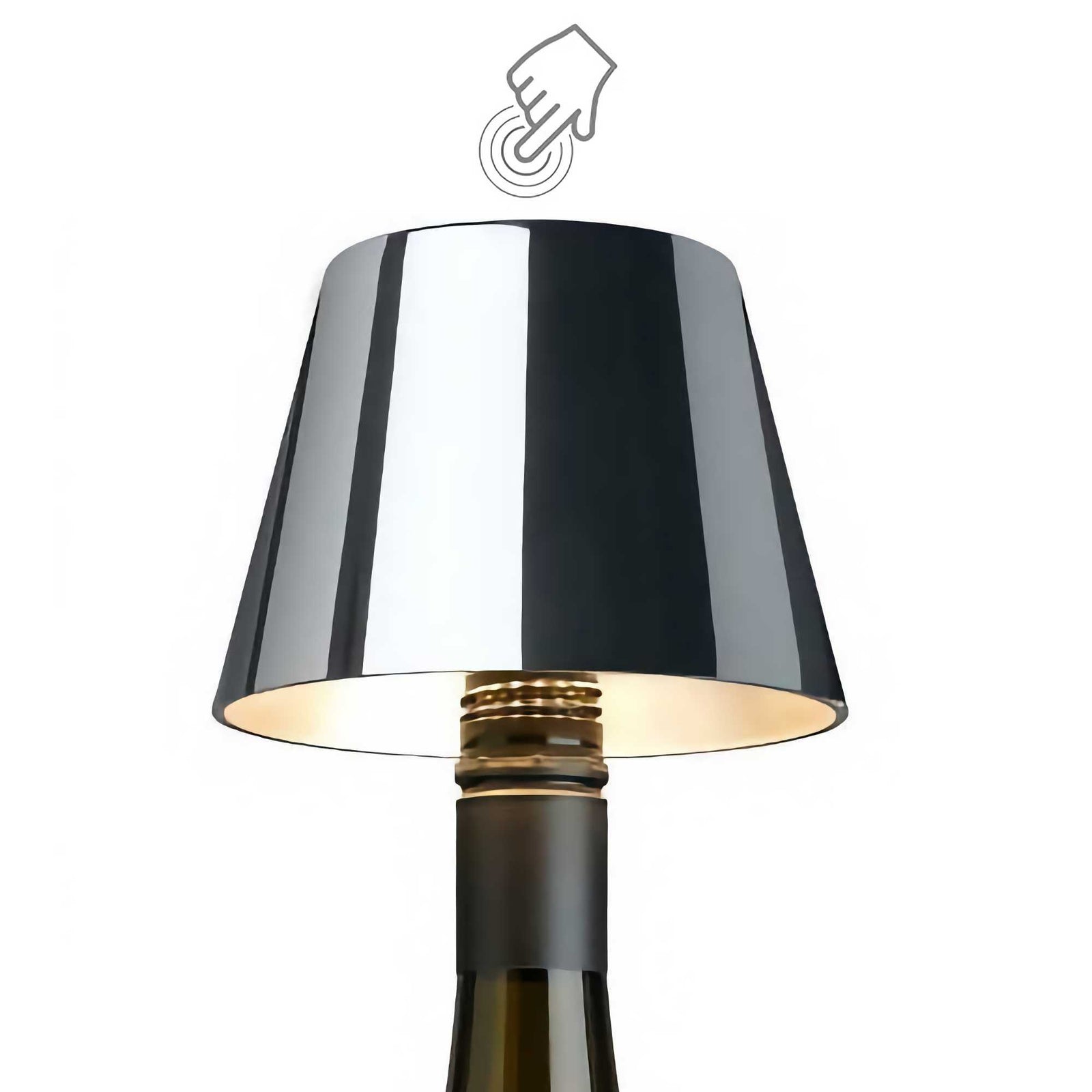 Sompex Top 2.0 rechargeable bottle light, chrome