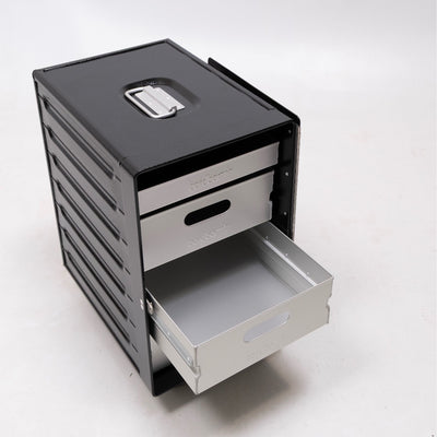 refurbished | Bordbar Box trolley with drawers, black