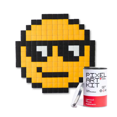 Pixel Corner Pixel Art Kit Mini diy wall art, the moji glasses