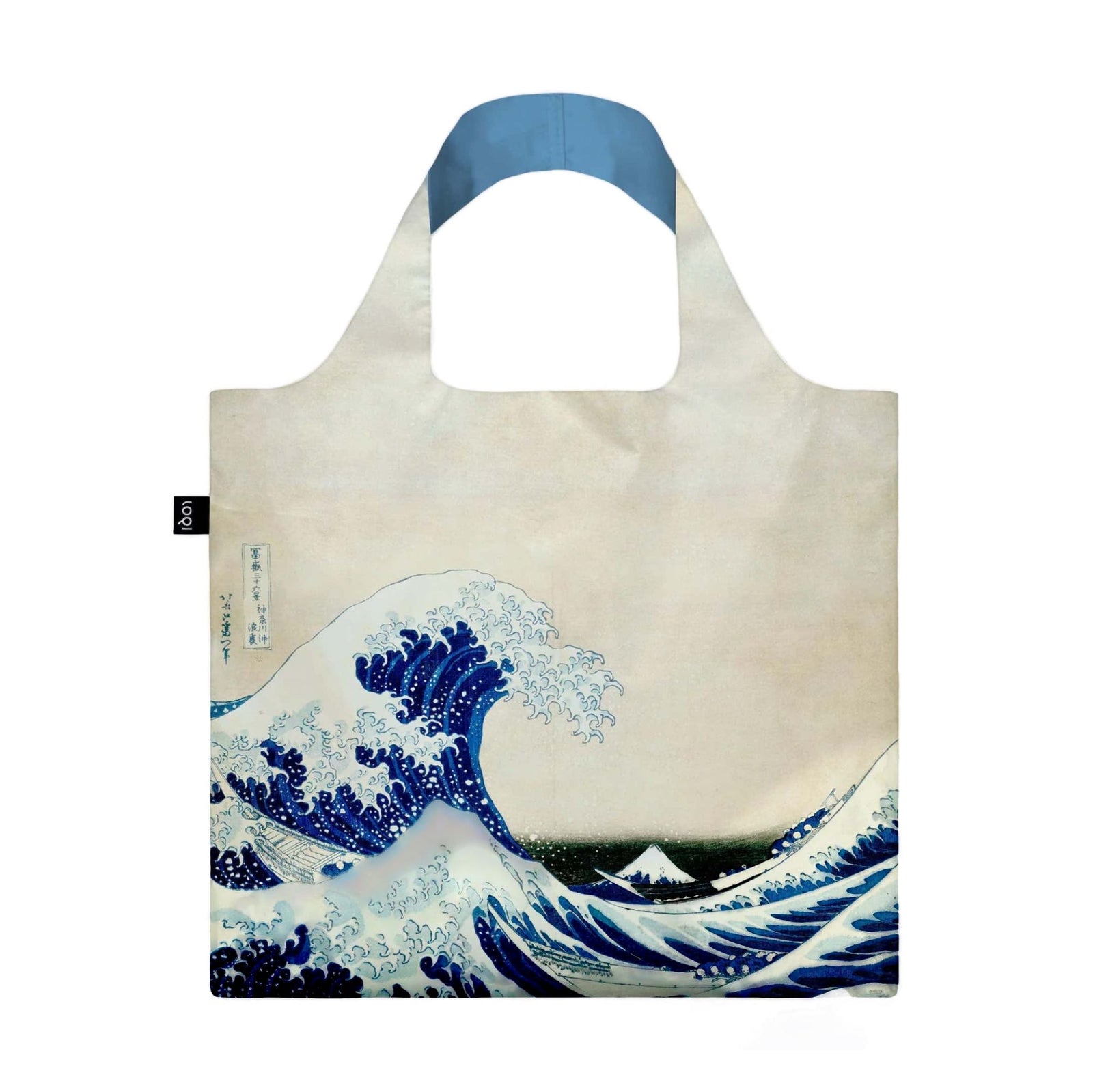 Loqi Katsushika Hokusai The Great Wave tote
