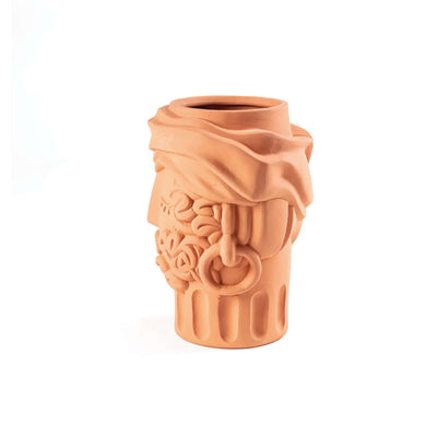 Seletti Magna Graecia terracotta vase, man