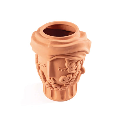 Seletti Magna Graecia terracotta vase, man