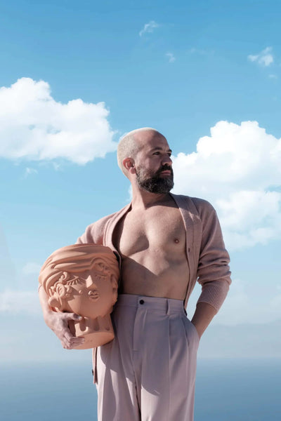 Seletti Magna Graecia terracotta vase, women