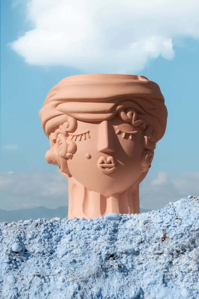 Seletti Magna Graecia terracotta vase, women