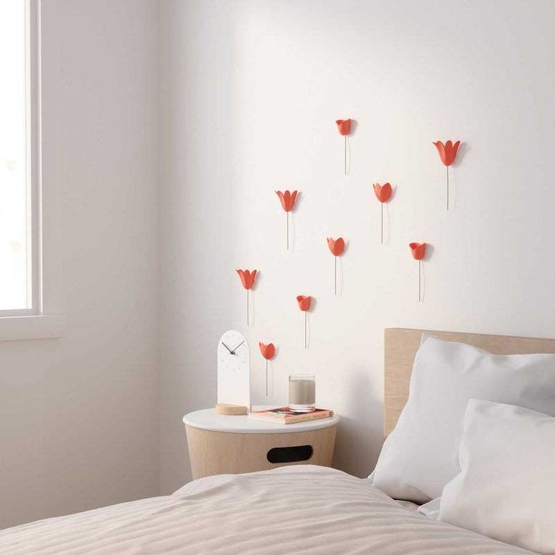 Umbra Bloomer Wall Decoration , Coral