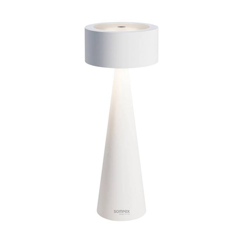 Sompex Elody portable table lamp, white