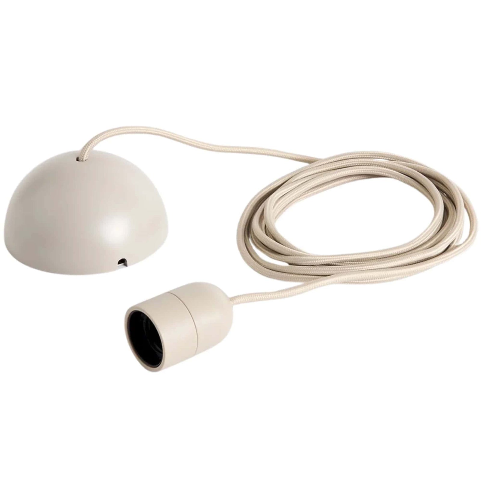 Hay Common pendant cord set, beton grey