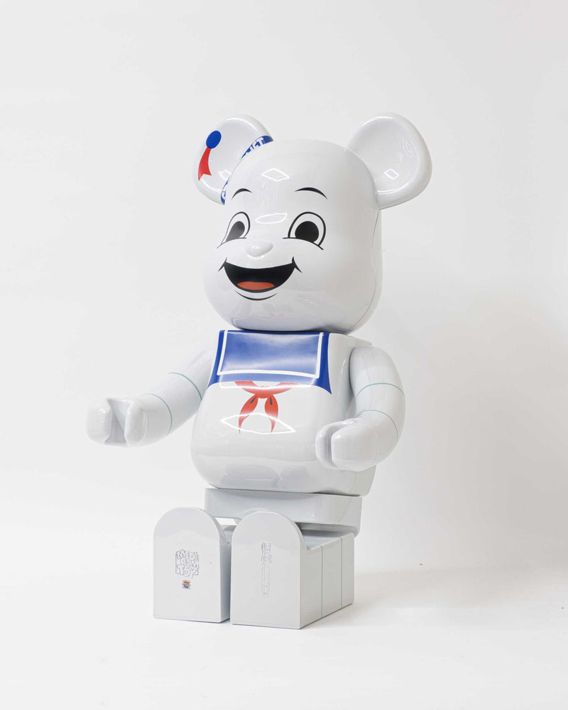 ex-display | BE@RBRICK Stay Puft Marshmallow Man White Chrome Ver. 1000%