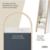 Umbra Bellwood leaning mirror, Natural