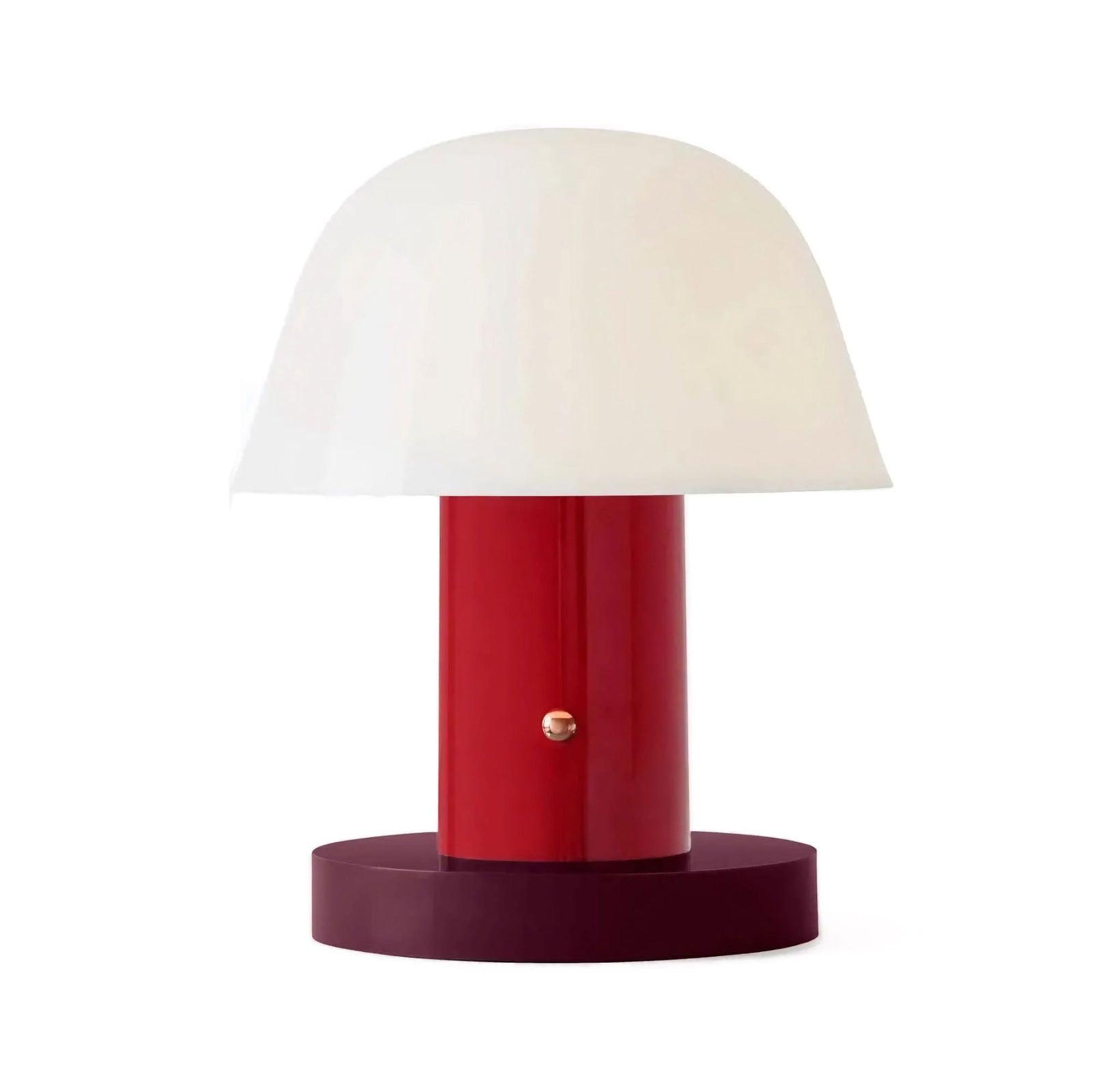 &Tradition Setago JH27 rechargeable lamp, maroon/grape