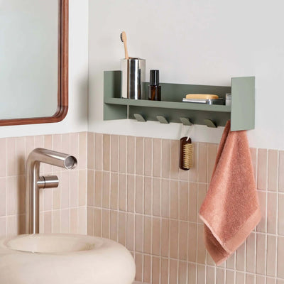 Tiptoe PLI Slim wall-mounted coat rack 45cm, eucalyptus