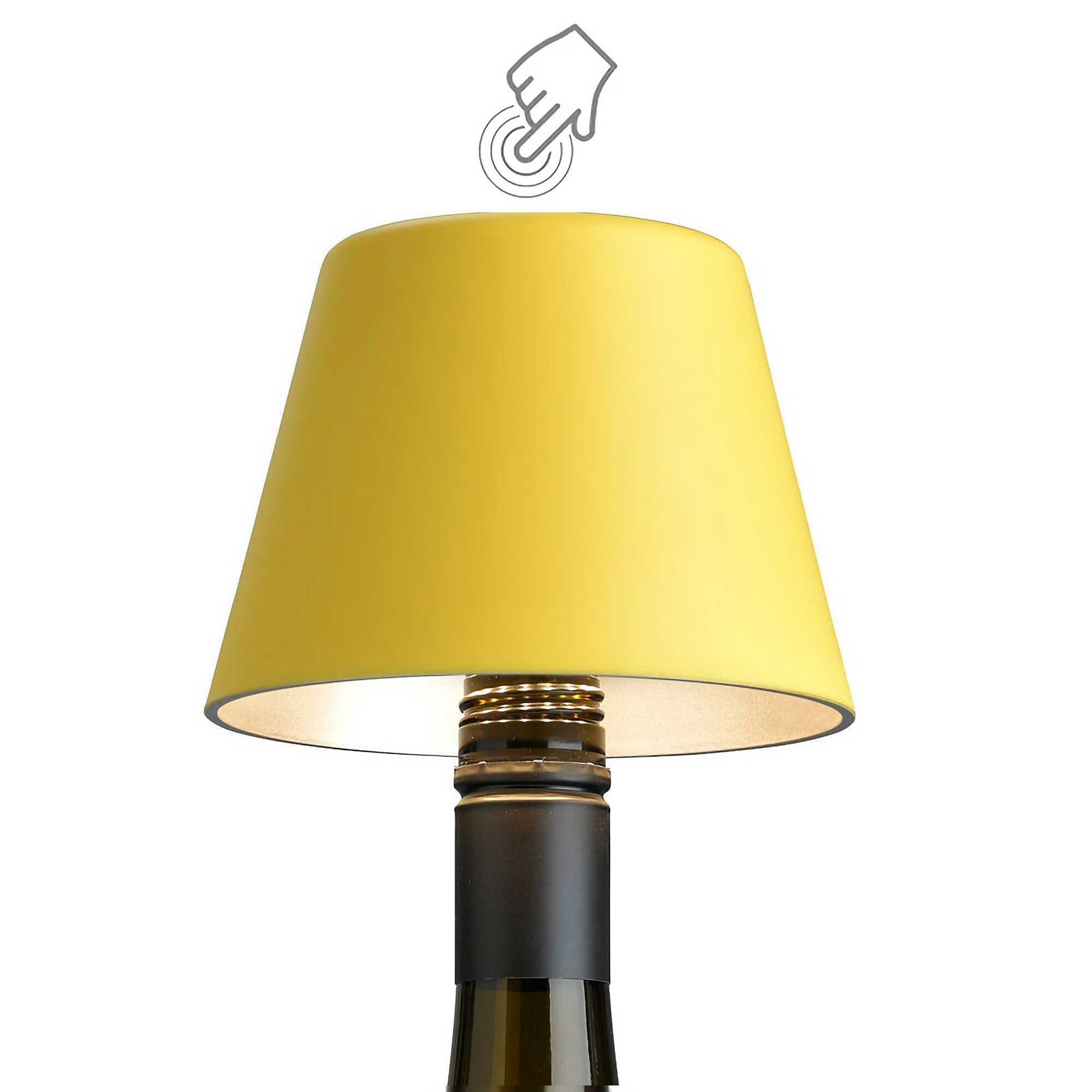 Sompex Top 2.0 rechargeable bottle light, yellow
