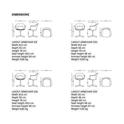 HAY Layout armchair 231