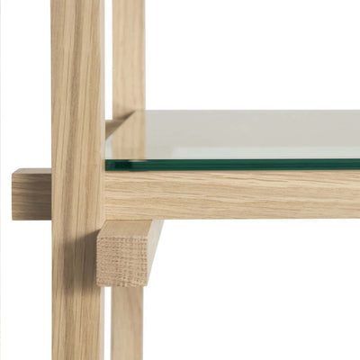 HAY Woody 2.0 Column Low, soap oak/glass