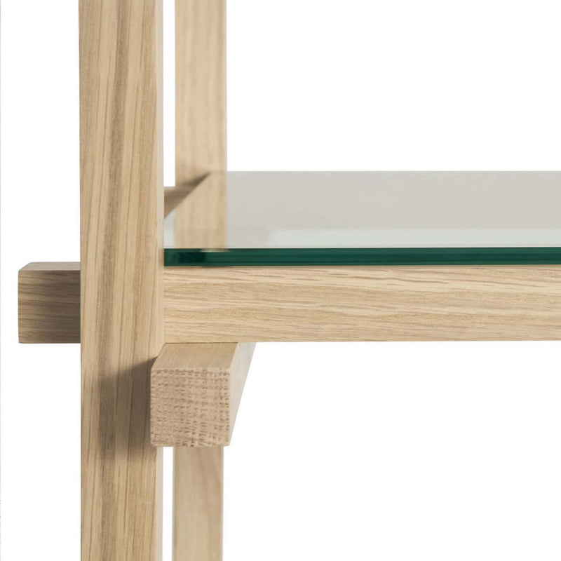 HAY Woody 2.0 Column Low, soap oak/glass