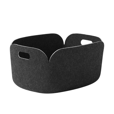 Muuto Restore basket 48 x 35 cm, black melange