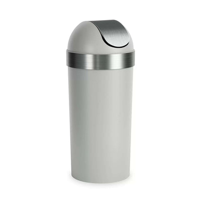 Umbra Venti trash can 62l, grey/nickel