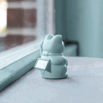 Donkey Lucky Cat Solar, light blue