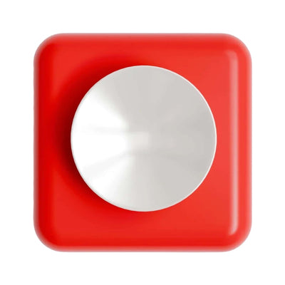 Mustard emergency sticky note dispenser