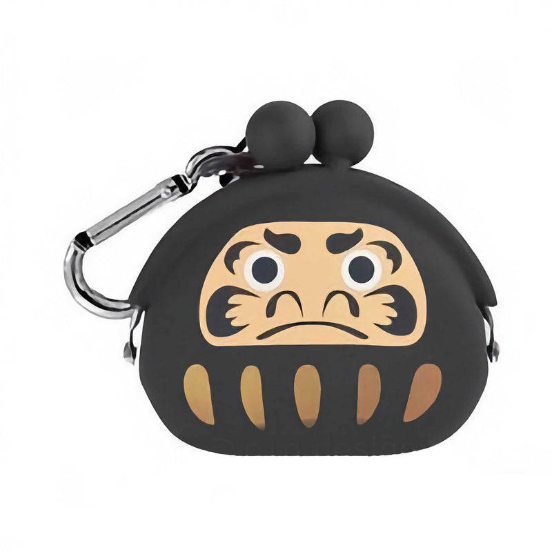 POCHIBI Daruma Coin Case, Black