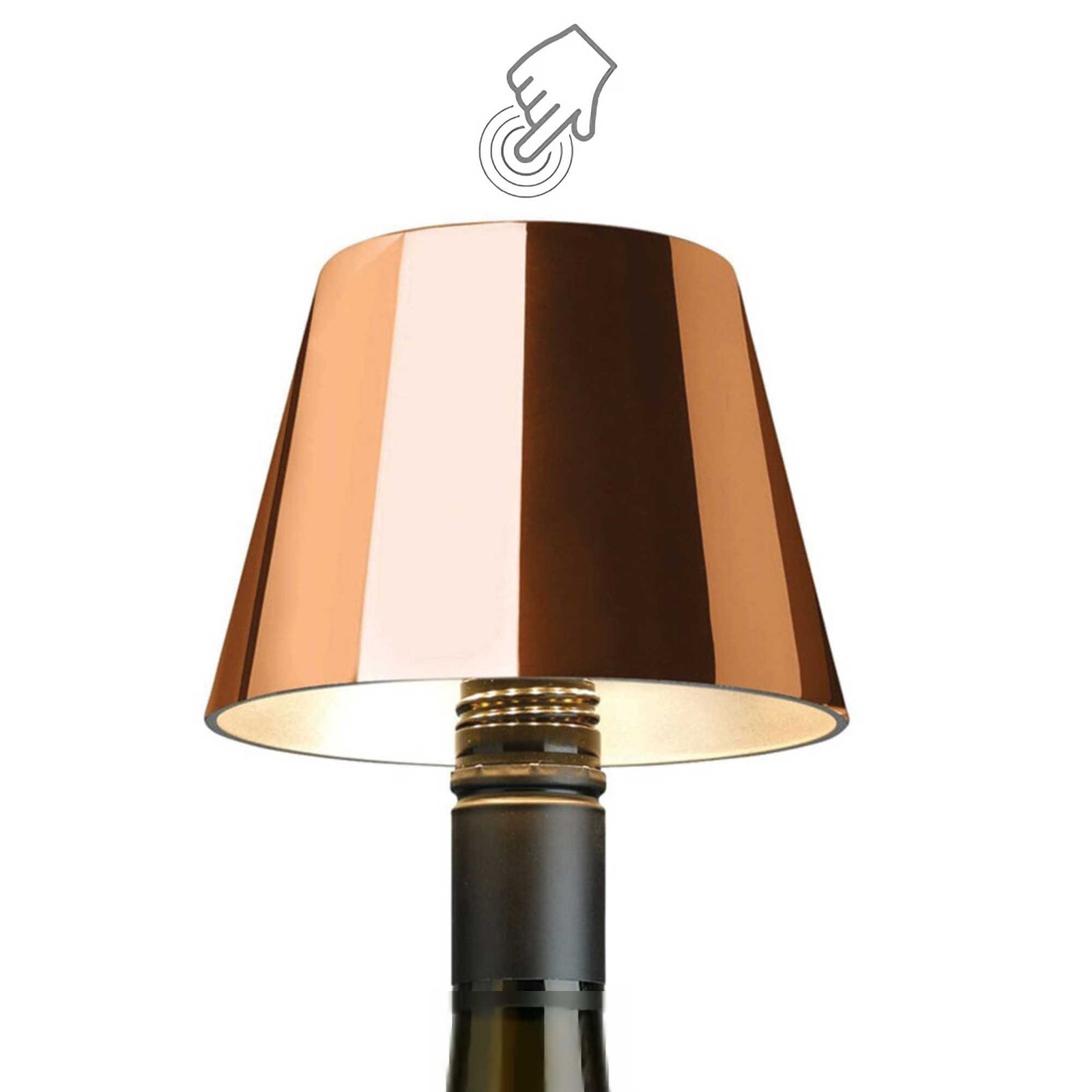 Sompex Top 2.0 rechargeable bottle light, rose gold