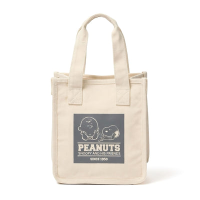 Snoopy Canvas Mini tote, grey