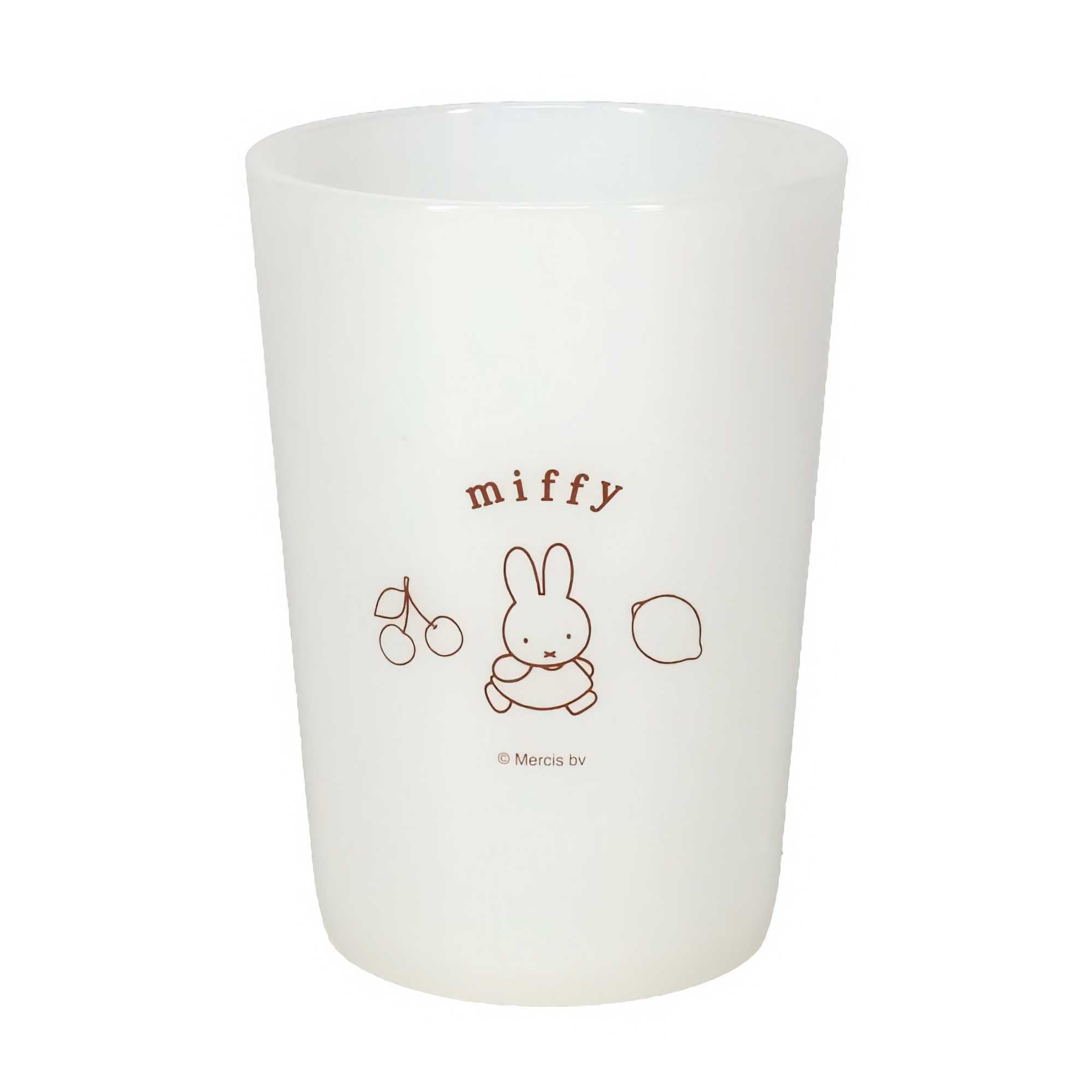 Marimo Craft Bruna's Miffy Clear Cup, miffy with fruits