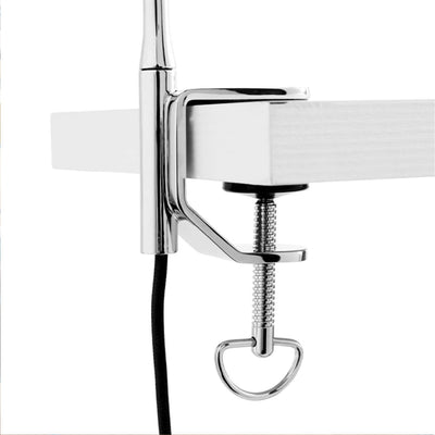 Hay Apex clip lamp, oyster white