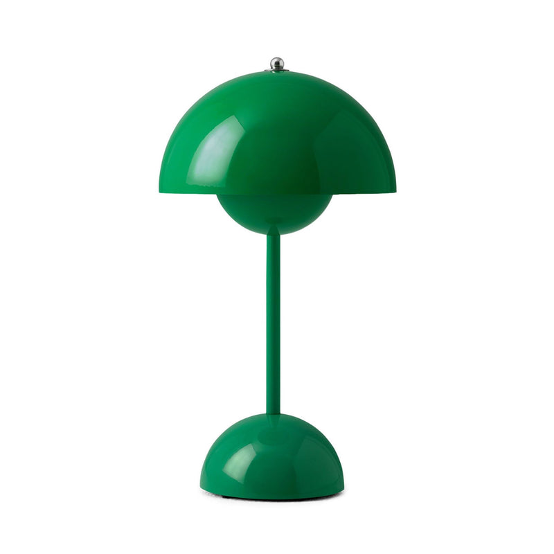 &Tradition Flowerpot VP9 rechargeable lamp, signal green