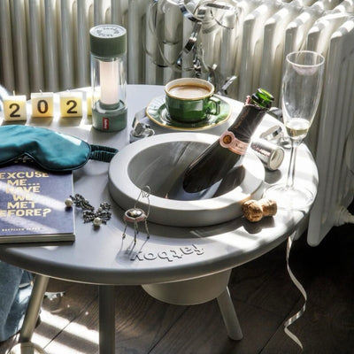 refurbished | Fatboy Bakkes planter table, anthracite/light grey