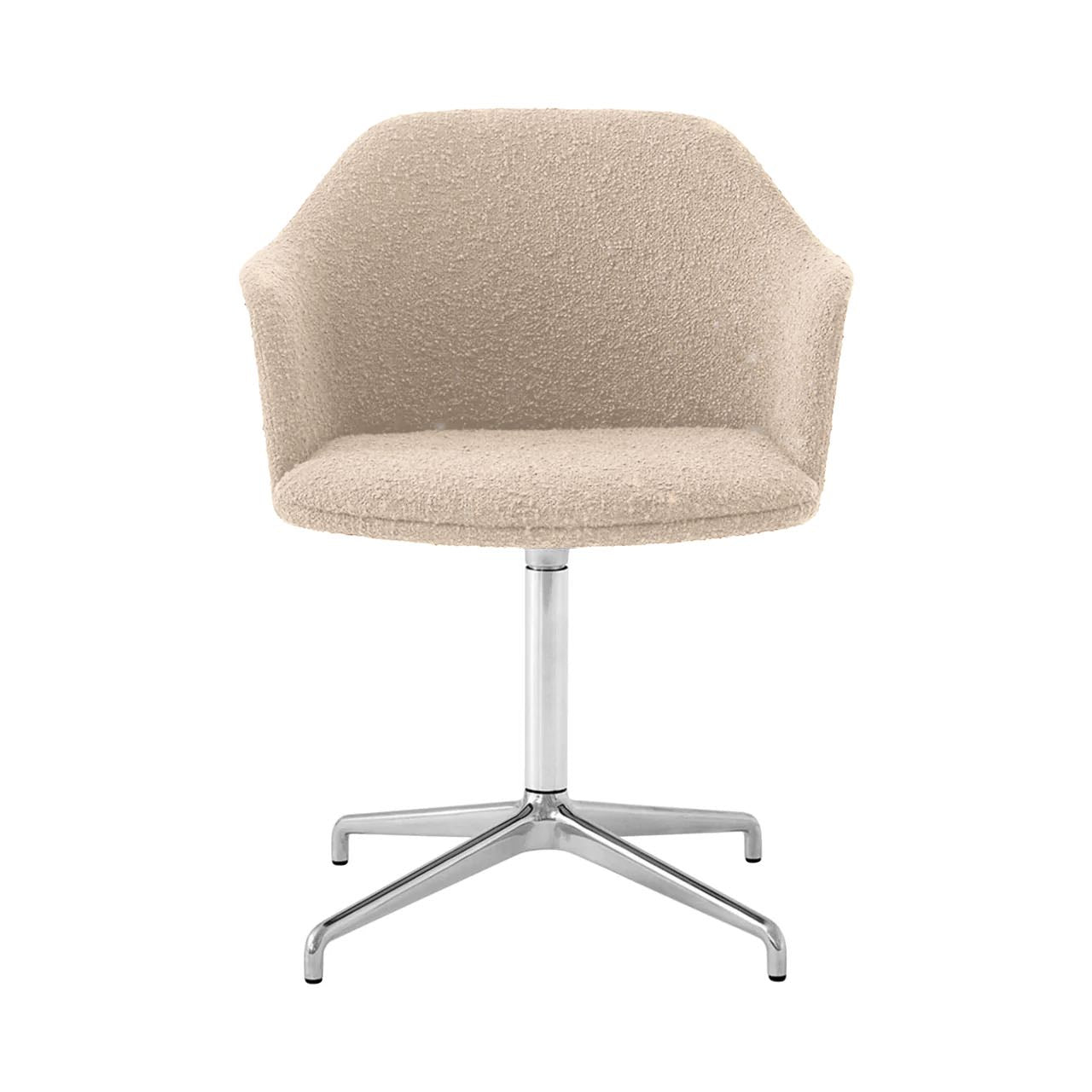 &Tradition HW41 Rely swivel chair, karakorum 003/polished aluminium