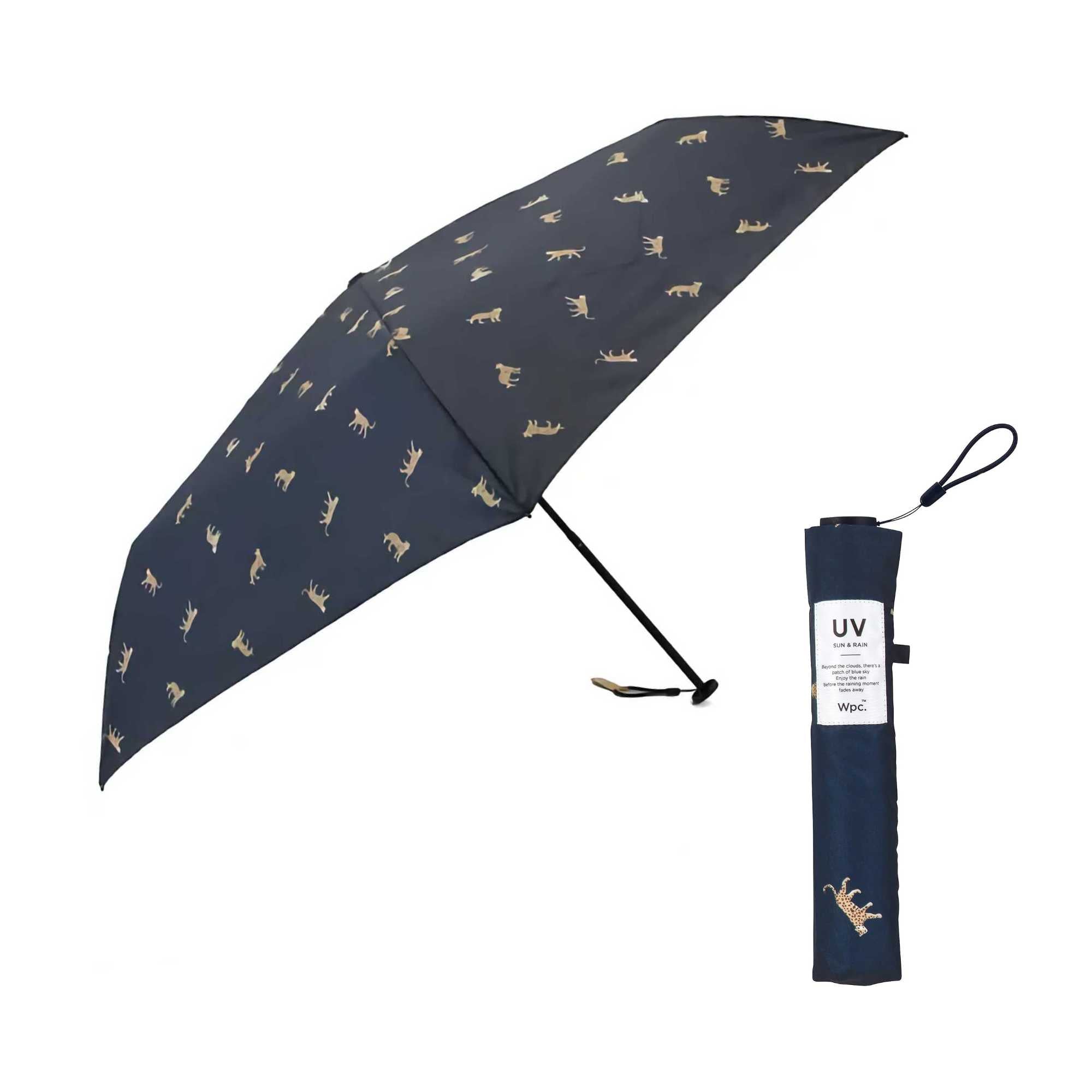 Wpc. Air-Light Mini Umbrella , Leo&Tiger Navy
