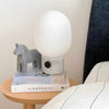 JWDA table lamp large, white marble carrara