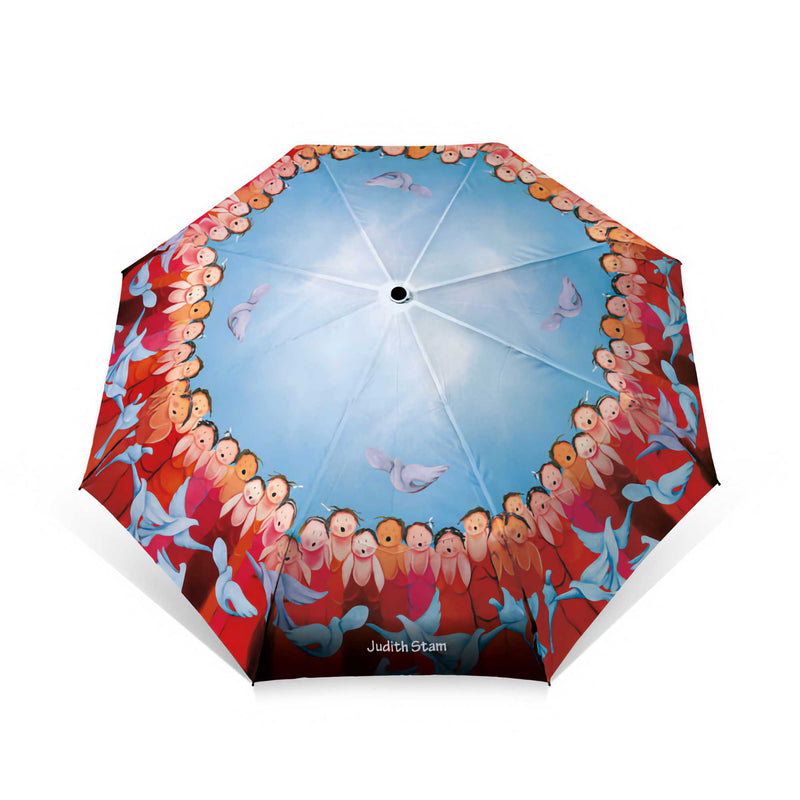 Bekking & Blitz folding umbrella, In vogelvlucht Judith Stam