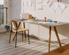 Hay CPH30 table (160x80 cm), Grey Linoleum/Water-based Lacquered Oak