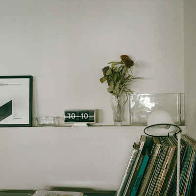 Twemco QT-30T Flip Clock, White