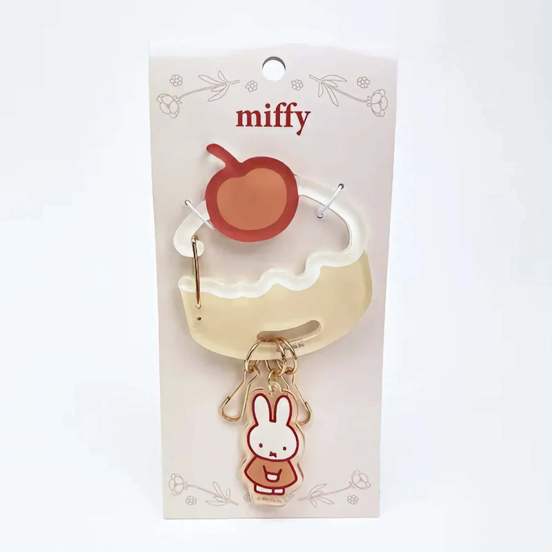 Miffy Cake Shaped key charm, cherry