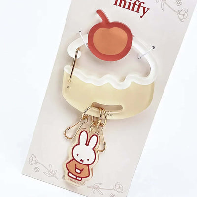 Miffy Cake Shaped key charm, cherry