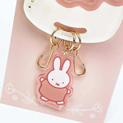 Miffy Cake Shaped key charm, strawberry
