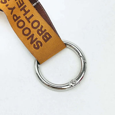 Peanuts Snoopy Mascot face tag, brown