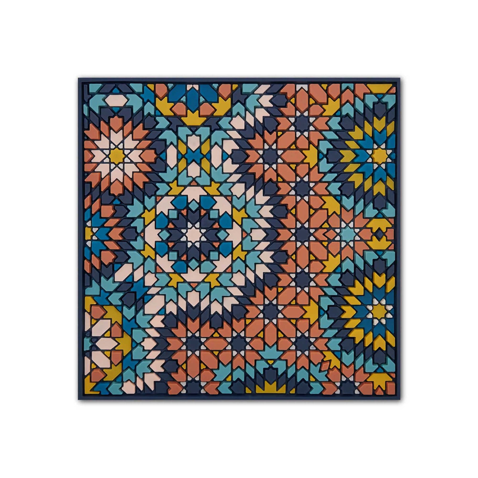 Images d'Orient silicone coaster, Beryte Teal