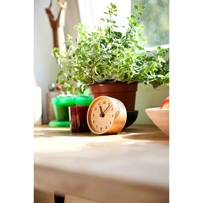 Lemnos MUKU desk clock, alder